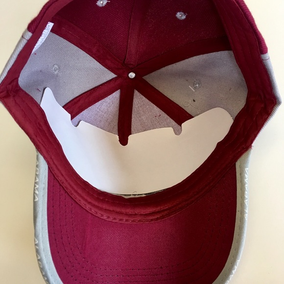 Alabama Football Adjustable Cap Hat Red Gray SEC - Picture 8 of 8